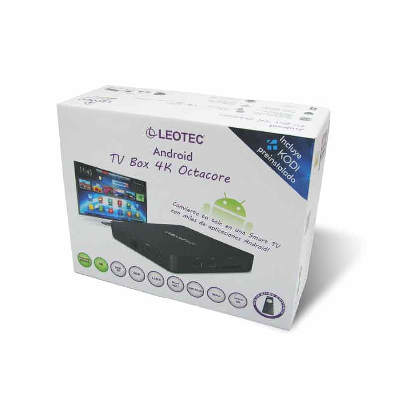 Leotec Android TV Box 2GB/16GB/4K/Octa Core barato